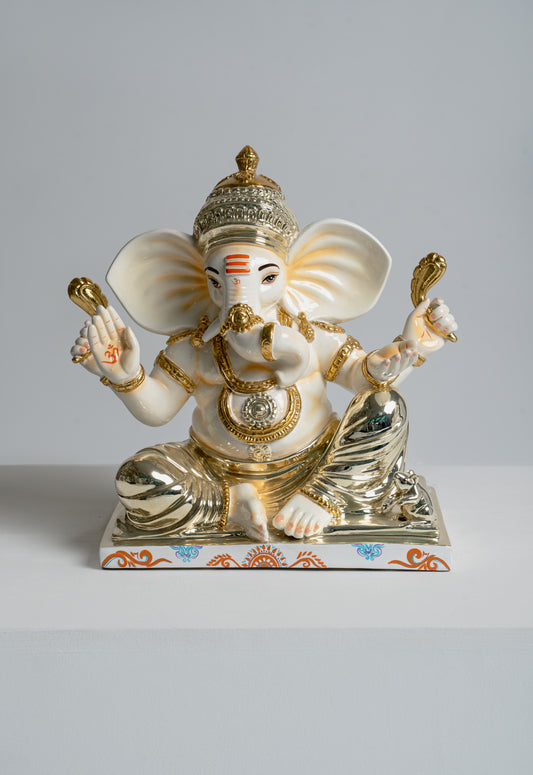 Ganesha Dhoti Silver Plated