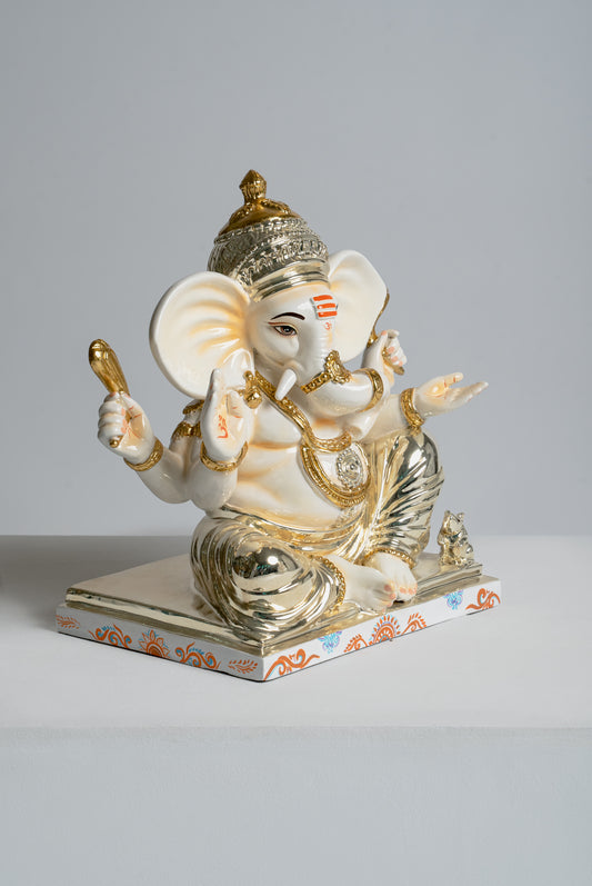 Ganesha Dhoti Silver Plated