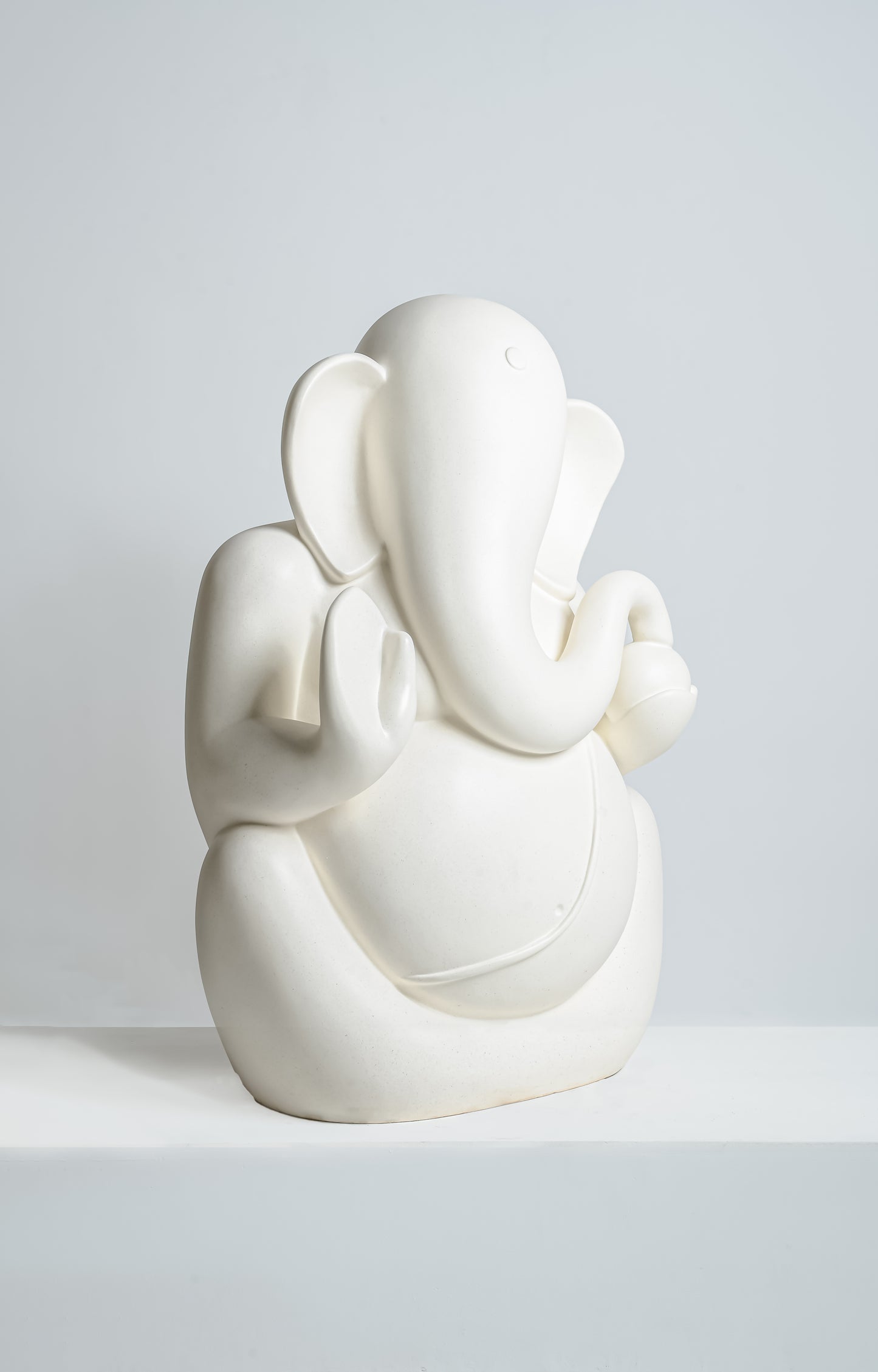 Abstract White Ganesha