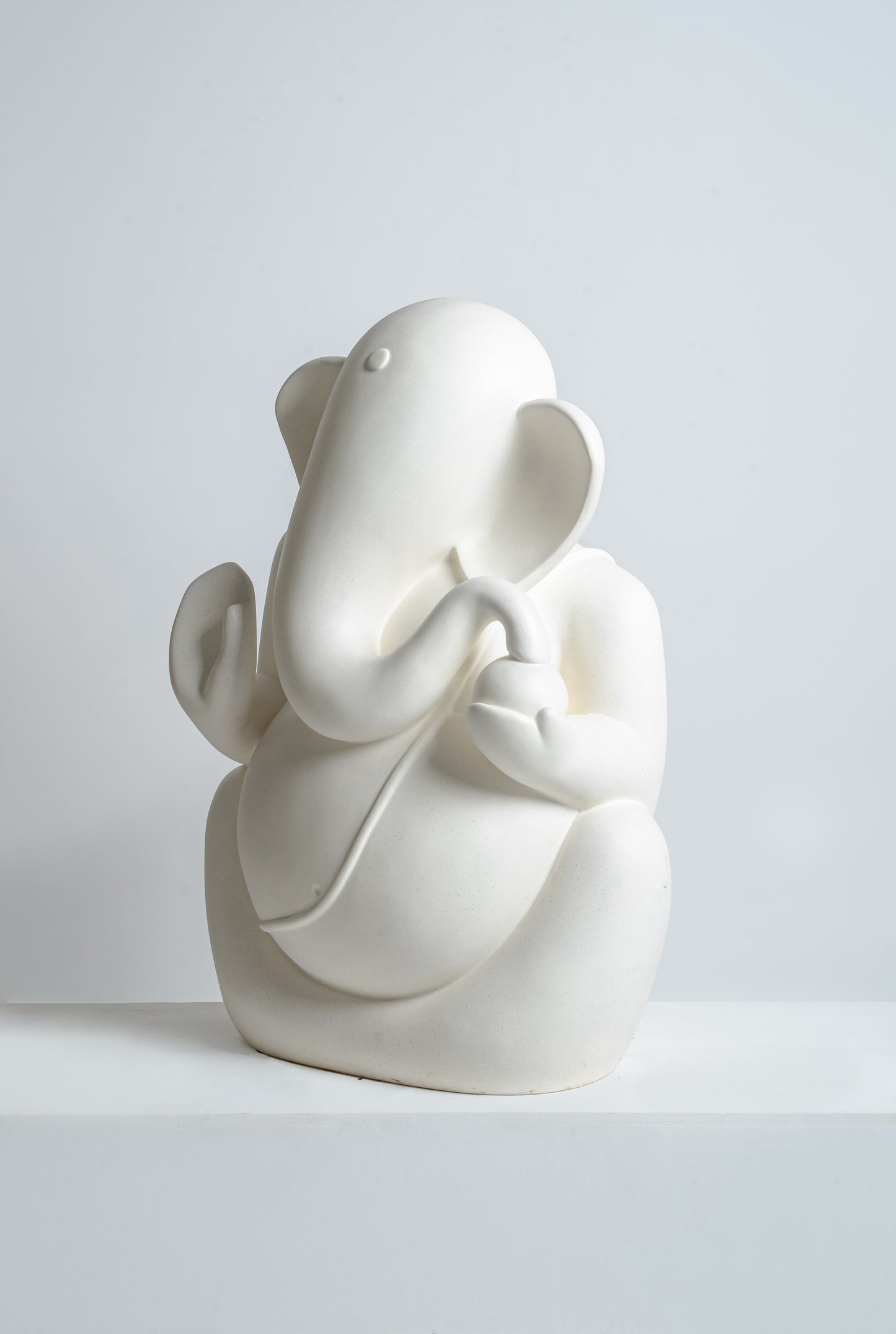 Abstract White Ganesha