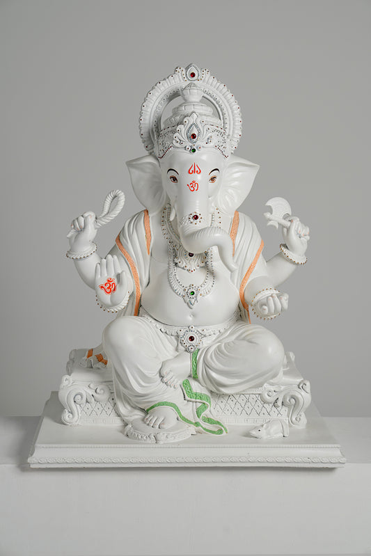 White Blessing Ganesha