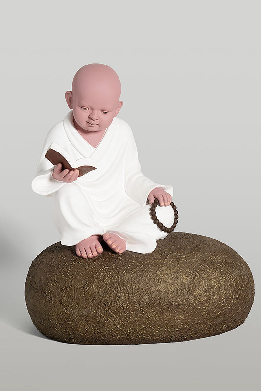 The Monk On Stone