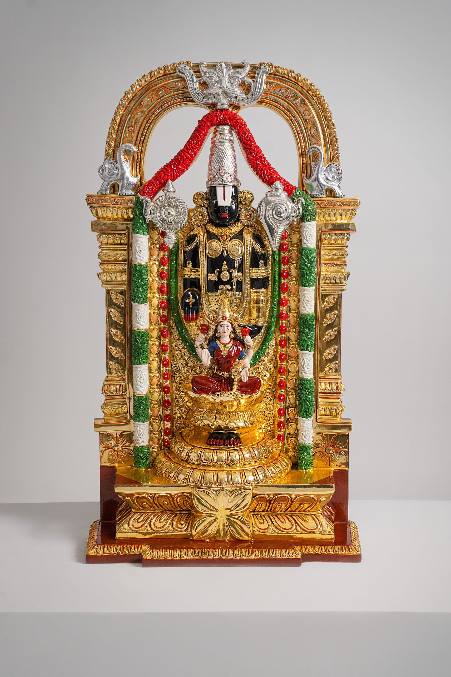 Tirupatibalaji in Gold Frame