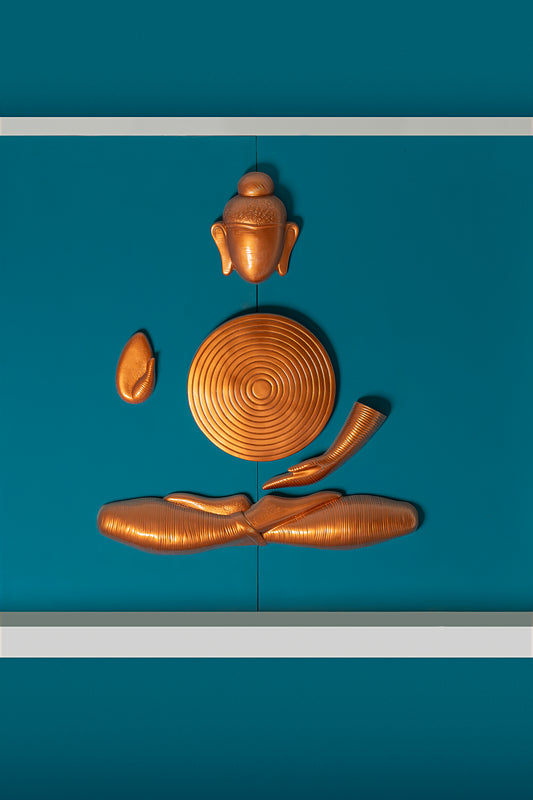 The Abstract Buddha in Copper